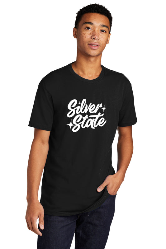 Black Silver State Tee